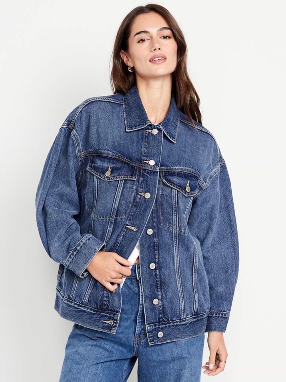 Old Navy Oversized Jean Trucker Jacket